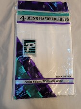 New Paris Accessories Men's Handkerchiefs Pack of 4 Made In The USA