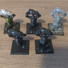 5x Games Workshop Warhammer Orcs & Goblins Troll Unit Assembled