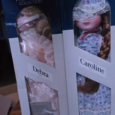 America's Porcelain Dolls Debra D-31 Caroline D-37 Handcrafted Bisque Doll Lot