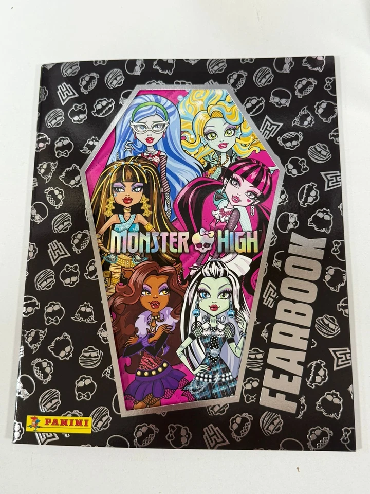 💥 2025 Monster High Box FEARBOOK Sticker Album PANINI EXCLUSIVE Spain 💥