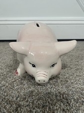 Salvadanaio in ceramica rosa Jay Willfred per Andrea Sadek Made in Portugal