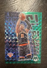 2022-23 Panini Mosaic - Elevate Jalen Brunson #6 Green Mosaic Prizm