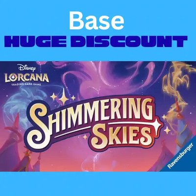 Disney Lorcana Shimmering Skies Base 1-204- Pick Your Card