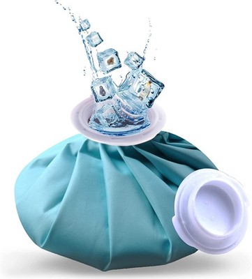 Ice Pack for Injuries Reusable, Ice Bag Reusable 9'' Hot Water Bag for Hot & Cold