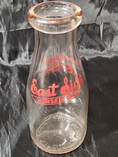 Scarce Anderson Indiana East Side Best-Ever Pint Round Milk Bottle