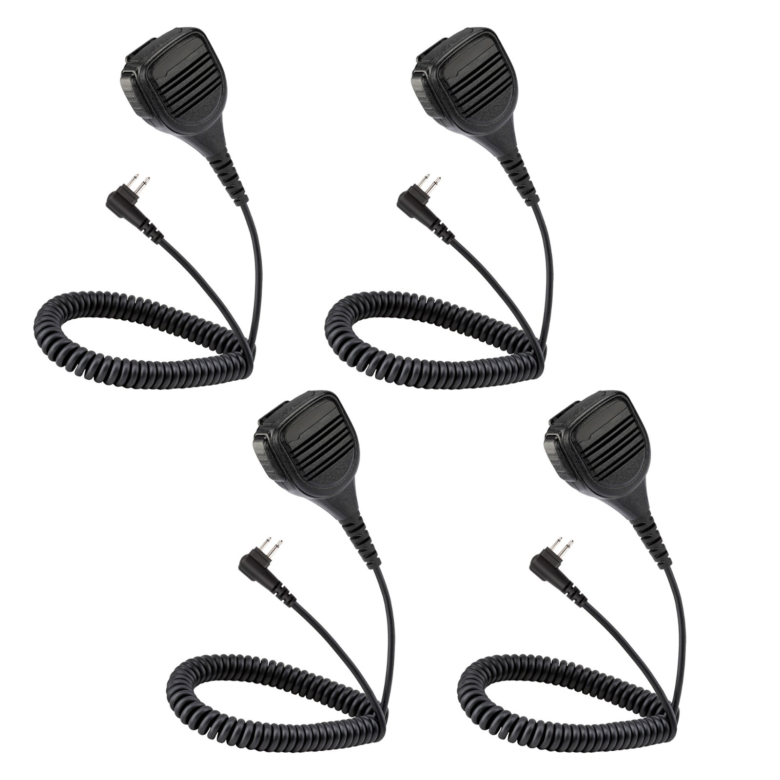 4 Packs Arrowmax Waterproof Speaker Microphone for Motorola CP100 CP200 CP200D-image
