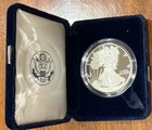 1996 P American Silver Eagle Proof 1 oz .999 Includes OGP COA 10th Anniversary