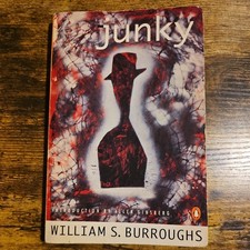 WILLIAM BURROUGHS JUNKY INTRO BY ALLEN GINSBERG 1977 PENGUIN 28TH 8VO SC VG+