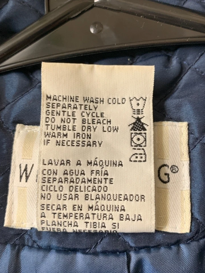 White Stag Womens Quilted Navy Jacket 2X Polyester/Nylon Full Zip RII10580 - Image 4 of 4