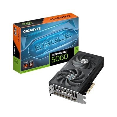 GIGABYTE NVIDIA Geforce RTX5060 Grafikkarte 8GB GDDR7 RAM GV-N5060EAGLE OC-8GD