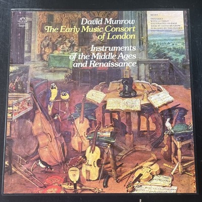 INSTRUMENTS OF THE MIDDLE AGES AND RENAISSANCE By David Munrow & Andre Previn VG