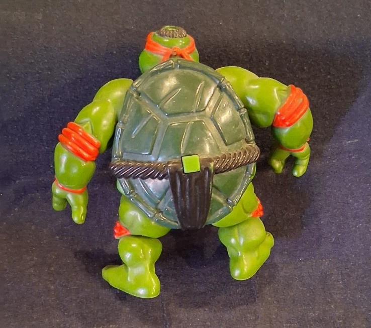Vintage Teenage Mutant Ninja Turtles Sumo Michelangelo Mike Action Figure 1995 - Image 2 of 2