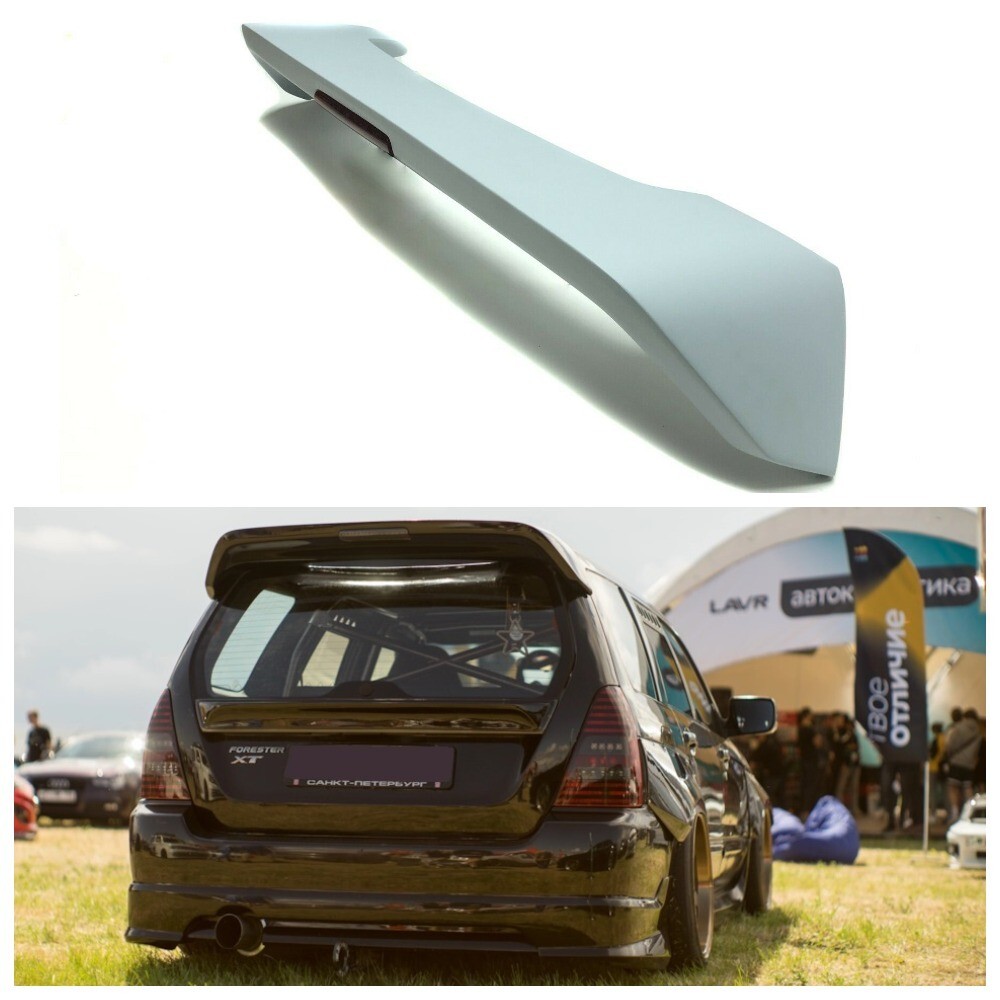 Rear Roof Spoiler Wing SYMS style for Subaru Forester SG SG5 SG9
