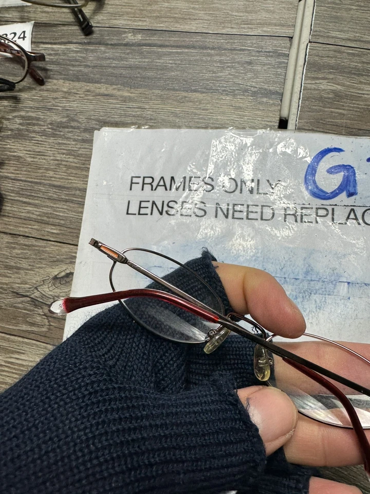 Konishi Flex Titanium Lt Brown Eyeglass Frame KF8221 K 45-15 Eyeglasses - Image 4 of 4