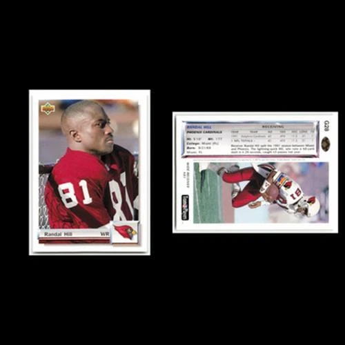 Randal Hill #G28 1992 Upper Deck Gold Phoenix Cardinals Football Card NFL NM - Image 3 of 3