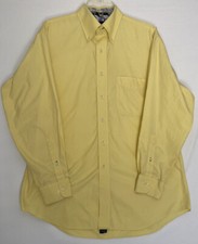 Dress Shirt Oxford Tommy Hilfiger 16 32/33 Large Men's Lifetime Collar Preowned