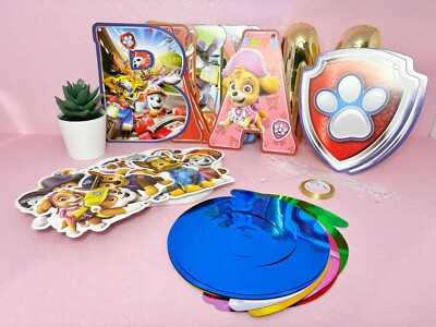 Paw Patrol Party Banner & Hanging Decor