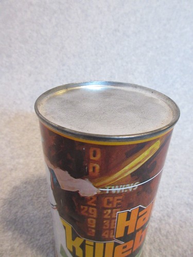 1960's HARMON KILLEBREW MLB Minnesota Twins AMOCO GAS SERVICE Promo TIN CAN - Picture 5 of 6
