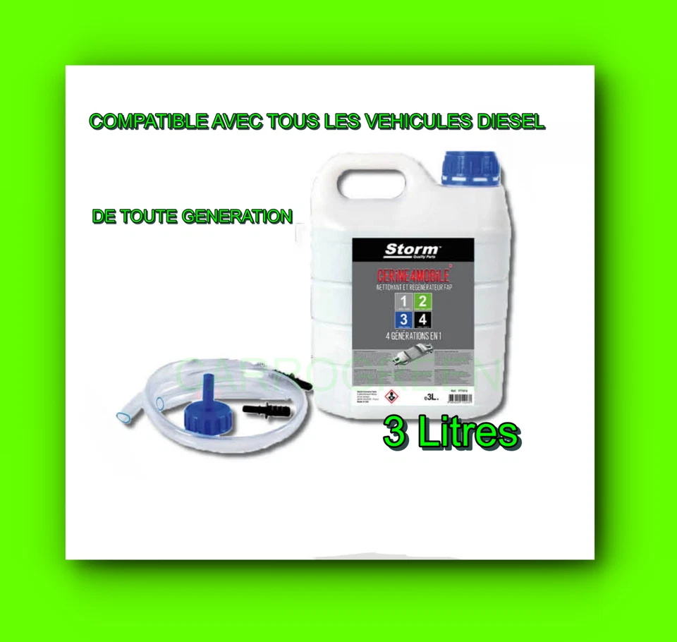 Additif Cerine FAP PEUGEOT CITROEN Universel 3 Litres - Photo 2/3