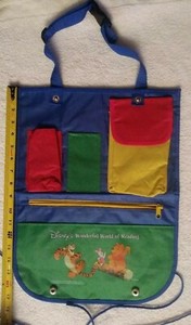 Disney WINNIE THE POOH BEAR Travel Activity Organizer, Books & Flashcards
