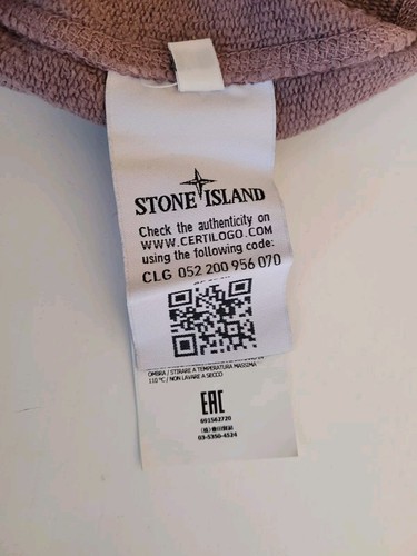 Original Stone Island Sweatshirt Pullover rose/Taupe Gr. XL - Bild 6 von 7