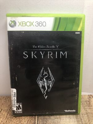 The Elder Scrolls V 5 Skyrim — Complete w/ Manual & Map! VG! (Xbox 360 ...