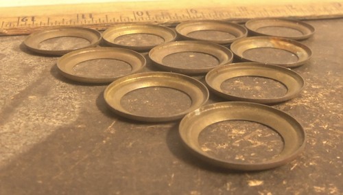 Lot of 10 - Brass Beveled Washers (?) / Rings (?) (NOS) - Picture 5 of 8