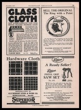 1927 Wagner Specialty Co. Burlington Wisconsin Piercesy Bull Nose Rings Print Ad
