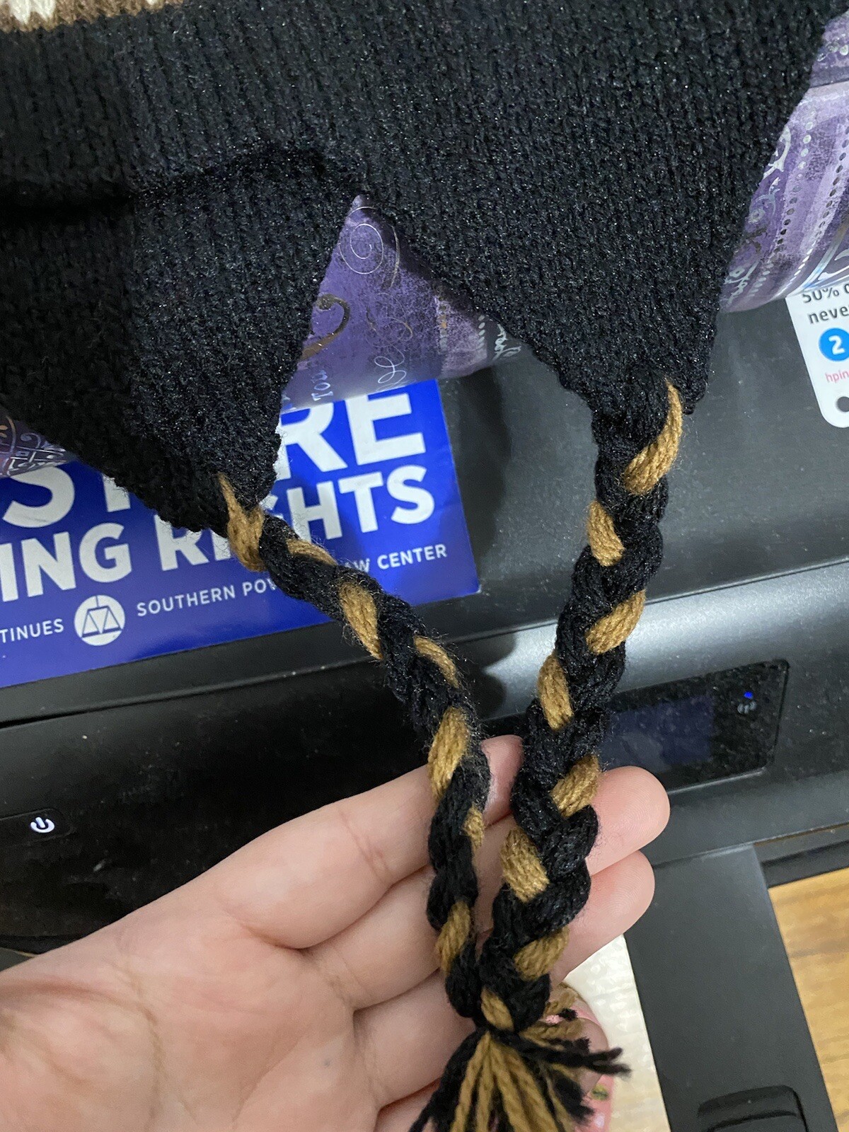 Peruvian Chullo Wool handwoven Hat - image 4