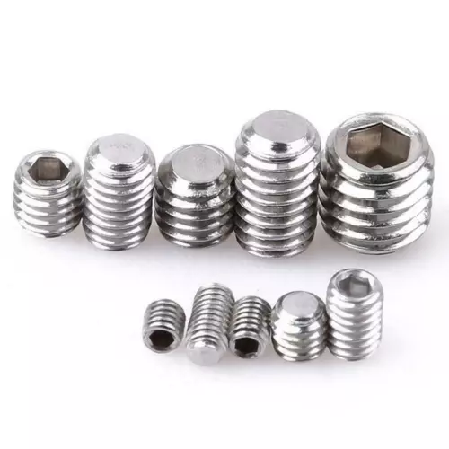 220pcs Stainless Steel Allen Head Socket Hex Set Grub Screw Assortment Cup Point - Picture 4 of 8