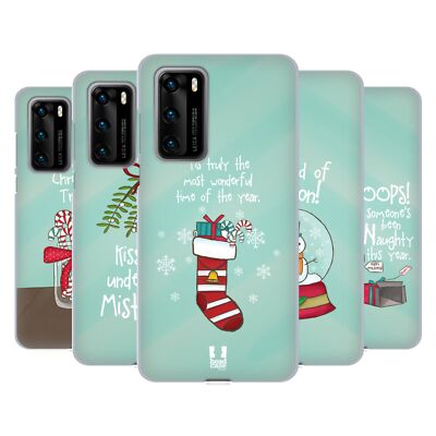 HEAD CASE DESIGNS HOLIDAY CRAZE SOFT GEL CASE FOR HUAWEI PHONES 4