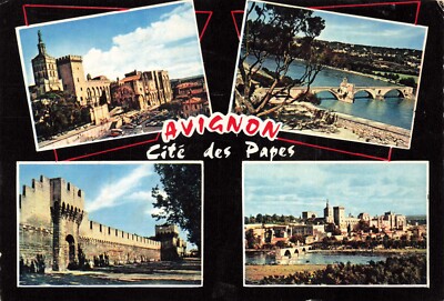 Postcard France Avignon Palais des Papes Gothic Building Fortress Palace Papal