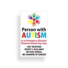 Person With Autism Sticker Decal