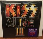 KISS ALIVE III 2 LP SET ORANGE YELLOW COLORED PYRO VINYL ALBUM SEALED NEW 2023