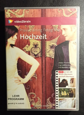 video2brain practical training photography wedding * NEW & ORIGINAL PACKAGING * wedding photography