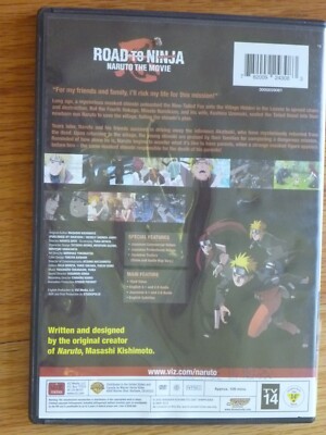 Naruto the Movie Road To Ninja DVD #9 Anime Film Viz Media