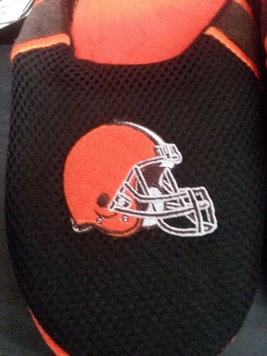 Cleveland Browns men's slippers size large 11-12 forever collectible brand new - Picture 5 of 6