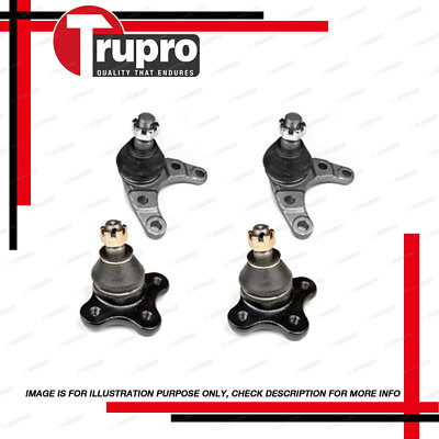 4 X Trupro LOWER UPPER Ball Joints For MAZDA BT 50 1st Gen B3000 4WD 4-x-trupro-lower-upper-ball-joints-for-mazda-bt-50-1st-gen-b3000-4wd