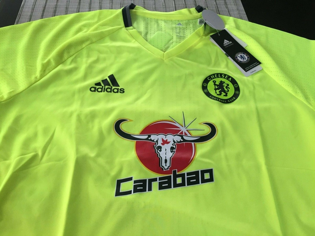 チェルシー　トレーニングトップ　XO　adidas　アディダス　イエロー Chelsea Training Jersey Football Shirt Yellow Blue Adidas