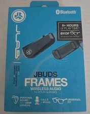 JLAB JBuds Frames Wireless Audio for Glasses EBFRAMESRBLK124 - Color Black - NEW