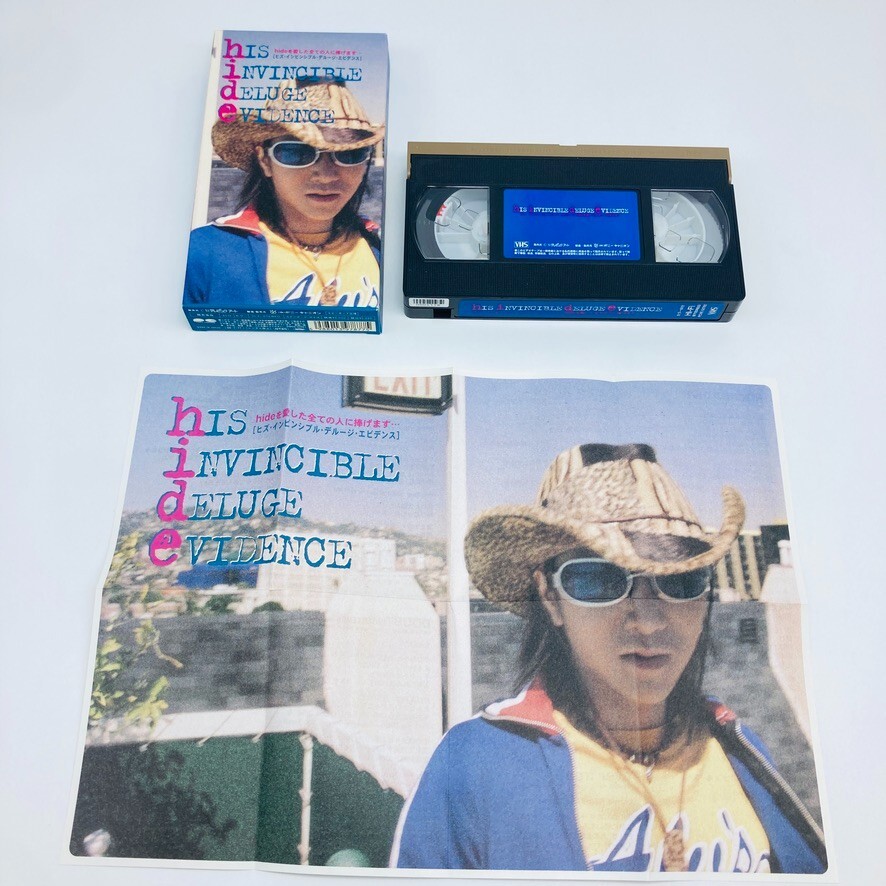 Hide with Spread Beaver 4 Songs +α Vintage VHS X JAPAN yoshiki 