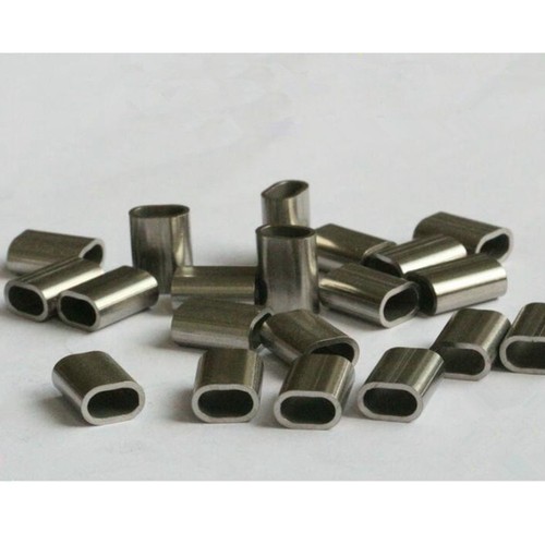 50x Silber 304 Edelstahl Kabel Crimphülse für 1/16" Durchmesser Drahtseil - Bild 5 von 5