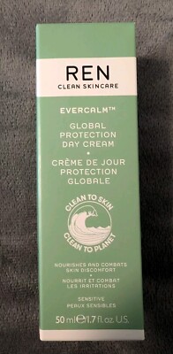 REN Clean Skincare Evercalm Global Protection Day Cream  1.7 fl oz NIB NEW