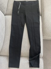 BNWT VERSUS VERSACE Black Dress Moto Skinny Leg Pants - Women’s Size 44