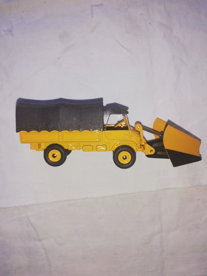 DINKY TOYS ATLAS 567 - CHASSE NEIGE UNIMOG MERCEDES BENZ SCALA 1/43 - Immagine 2 di 4