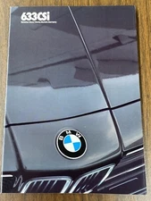 RARE 1983 BMW 633 CSi Bavarian Motor Works Sales Brochure Catalog 49 Pages