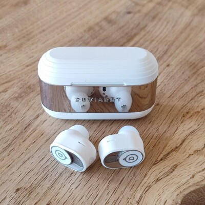 Devialet Gemini II Wireless Earphones Bluetooth White Good GP