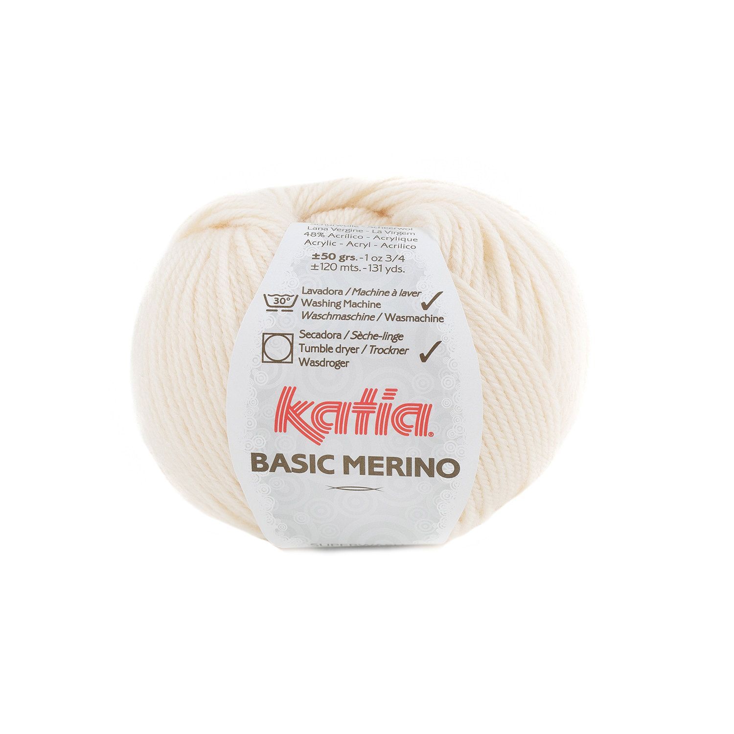 Basic Merino by Katia - Beige Very Light (83) - 50 g / approx. 120 m Wool