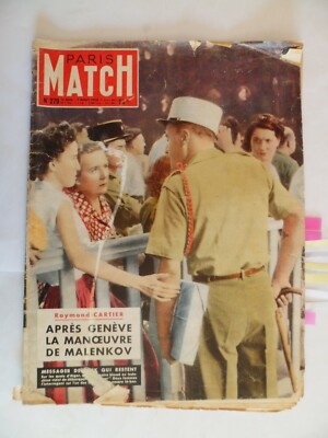 PARIS MATCH NR. 279 31.07.1954 TRENET COTY MENDES FRANKREICH COMPOSTELLE ABBE LANE  