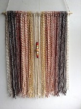boho yarn wall hanging  Home Decore  handmade .